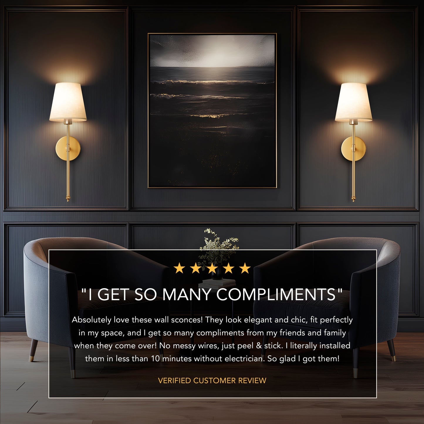 Luz Eterna Clásica (Set de 2 + 2 bombillas incluidas)