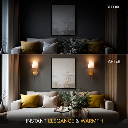 Luz Eterna Arena Dorada (Set de 2)