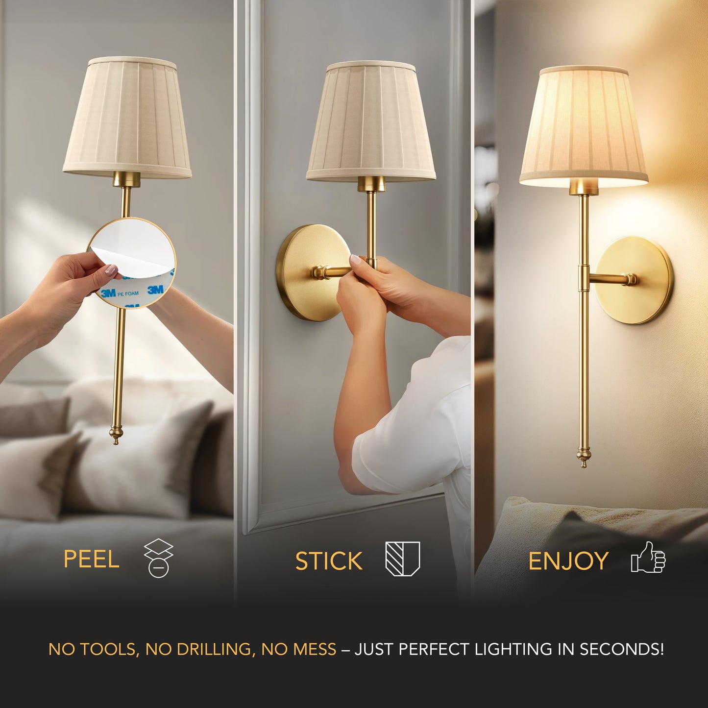 Luz Eterna Plegada (Set de 2)