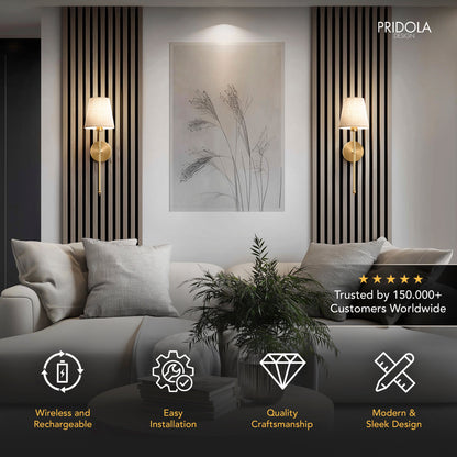 Luz Eterna Arena Dorada (Set de 2)