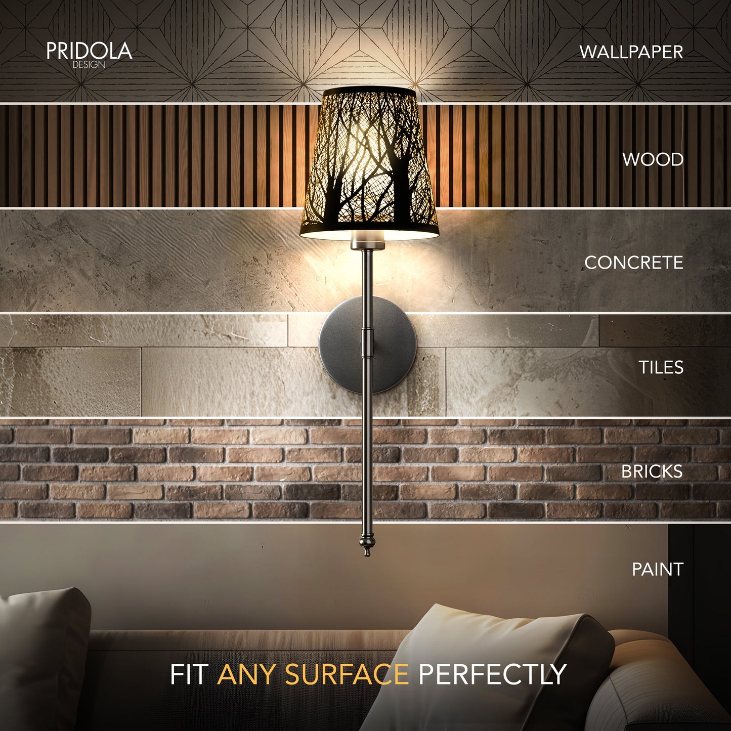 Luz Eterna Metálica (Set de 2)