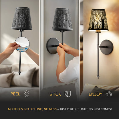 Luz Eterna Metálica (Set de 2)