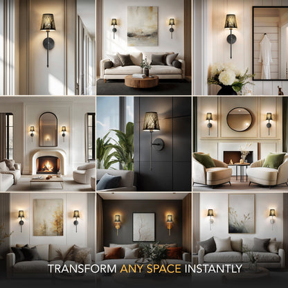 Luz Eterna Metálica (Set de 2)